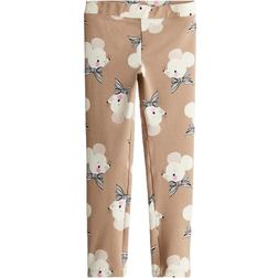 H&M Beige Printed jersey leggings 1½-2Y