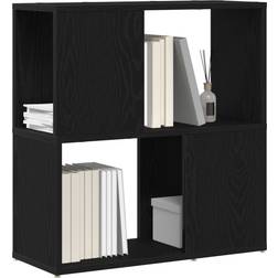 vidaXL i Sort Eg 60 x 24 x 63 cm Bogreol 63cm