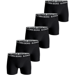 Björn Borg Cotton Stretch Boxers 5-pack - Black