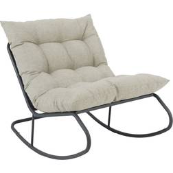 Lykke Fjord Beige Gungstol
