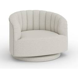 Dunelm Elena Scalloped Swivel Armchair 68.5cm