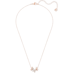 Swarovski Lilia Necklace - Rose Gold/Transparent