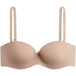 H&M Padded Micro Balconette Bra - Beige