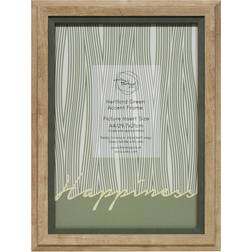 The Port. Co Gallery Hertford Green Accent Natural A4 Photo Frame 26.7x35.4cm