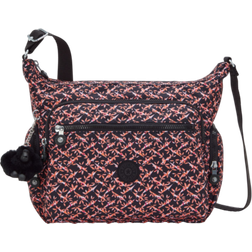 Kipling Gabbie Shoulder Bag - Pink/Sort