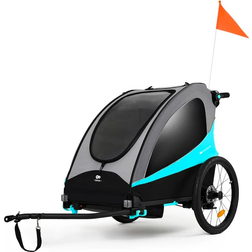 Kinderkraft Fahrradanhänger Nava Hawaiian Blue