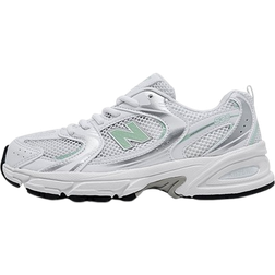 New Balance Girls' Big Kids' 530 Casual Shoes - White/Clay Ash/Silver