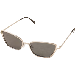 Jeepers Peepers Metal Cateye Sunglass - Black/Silver