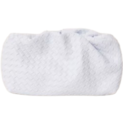 Glamorous Vævet Clutch-Taske - Blågrå
