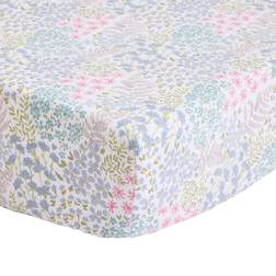 Argos Ditsy Floral Printed Fitted - Single Bed Sheet Yellow, Pink, Blue