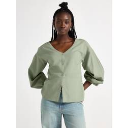 Lindex Blus I Linneblandning