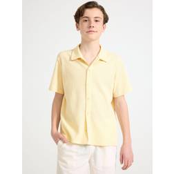 Lindex Short-Sleeved Shirt With Waffled Structure