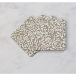 Dunelm Set of 4 Chartwell Cork Back Coasters - Beige Coaster