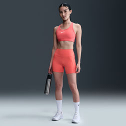 Nike One Training Dri-FIT High-Waisted Biker Shorts - Orange