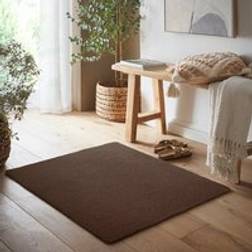 Dunelm Marvel Super Soft Washable Doormat - Brown