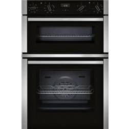 Neff N50 U1ACE2AN3B Built In Electric Double Oven Stainless Steel