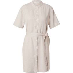 Msch Copenhagen Pennie Ginia 2/4 Shirt Dress - Beige