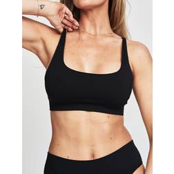 Frank Dandy Malibu Ribbed Bra - Black