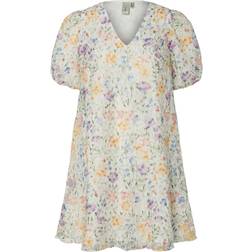 Y.A.S leanna Ss Dress - Star White
