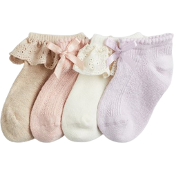 H&M Baby 4er-Pack Kurzsocken - Lila