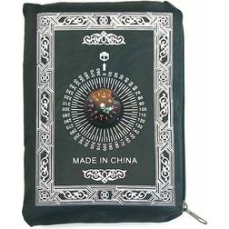 Shein pc Household Compass Printed Foldable Blankets Green, White (100x59cm)