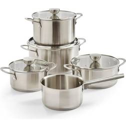 Dunelm Recycled 5 Piece Set Cookware Set with lid 5 Parts