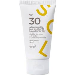 Hjärtats Solkräm Ansikte Oparfymerad SPF30 50ml