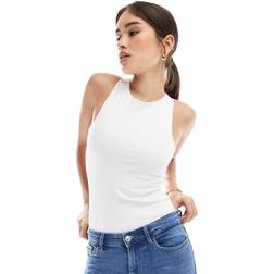 New Look High Neck Bodysuit - White