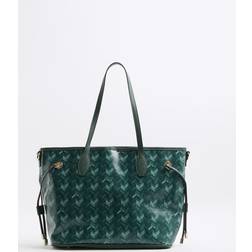 River Island Geometric Side Tie Shopper Bag - Green