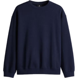 H&M Herre Blå Loose Fit Sweatshirt