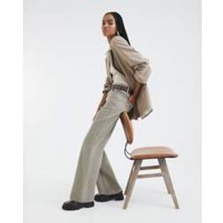 River Island Relaxed Straight Leg Jeans - Brown
