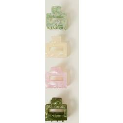 Accessorize Green 4-Pack Mini Resin Claw Clips