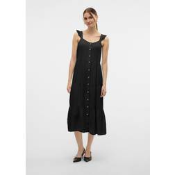Vero Moda Vmlinn Midiklänning - Black