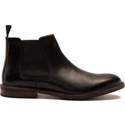 Thomas Crick Truman Men's Formal Leather Chelsea Boots - Black