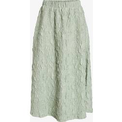 Vila Visophia Hw Volume Midi Skirt - Grøn