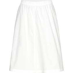 Weekday Cotton Poplin Midi Skirt - White