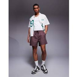 ASOS DESIGN Korte Shorts I Hørblandingsmateriale - Brune