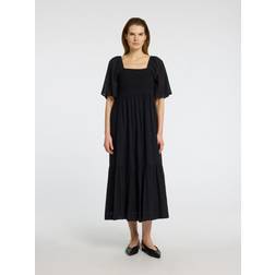 Selected Slfdora Ss Ankle Dress - Musta