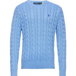 Polo Ralph Lauren Cable-Knit Cotton Jumper With Round Neck - Bleu