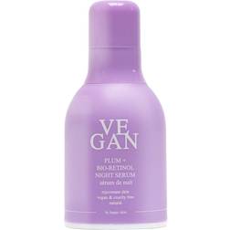 Vegan by Happy Skin Vegan Skin Unisex PLUM + BIO-RETINOL night serum Cream 30ml