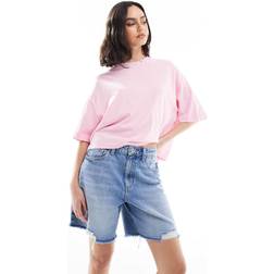 Cotton On Afslappede Denimshorts - Havblå