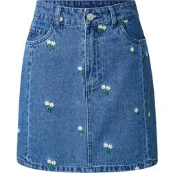 Pieces Pcfreia Hw Mini Denimskjørt