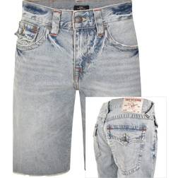 True Religion Ricky Denim Shorts - Light Wash Blue