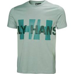 Helly Hansen Core Graphic T 2.0 Short Sleeve T-shirt - Grün