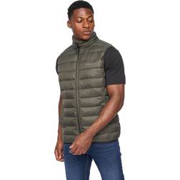 Crosshatch Mens Gattering Gilet - Olive