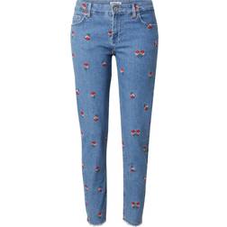 Only ONLHUSH Jeans - Blue Denim/Oliven/Lyser