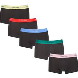 Calvin Klein Icon Cotton Stretch Low Rise Trunks - Black