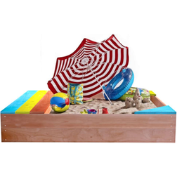 Siavonce Brown Irregular Wood Sandbox XH64708