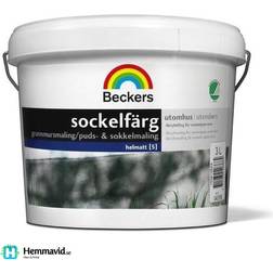 Beckers Sockelfärg Färdig Kulör UTGÅR Så Långt Lagret Räcker Betongfärg Graphite 1L