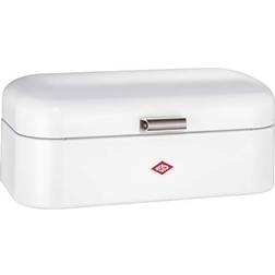 Wesco Grandy Powder Coated Steel Bin White Bread Box